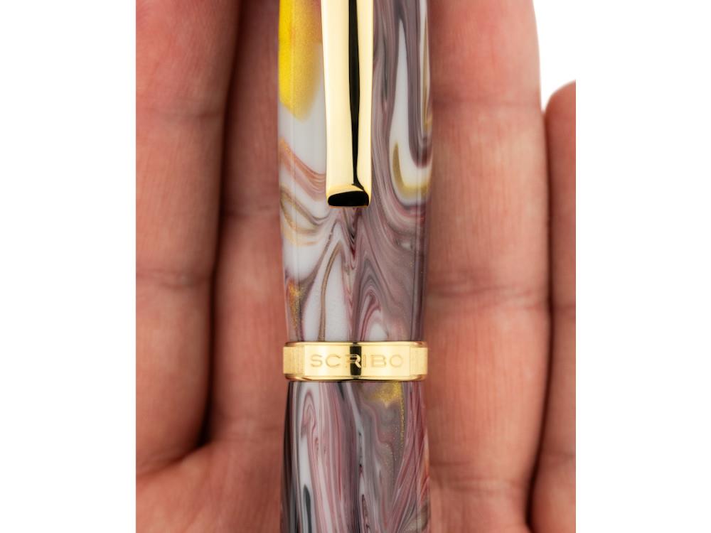 Stylo Plume Scribo La Dotta Orefici, 14K, Edition Limitée, DOTFP12YG1403