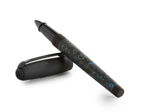 Roller S.T. Dupont Line D Glacial Cave, Fibre de carbone, Bleu, PVD, 412396L