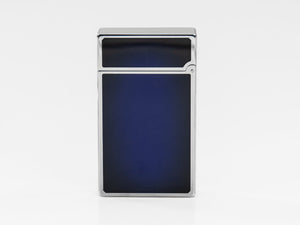 Briquet S.T. Dupont Ligne 2 New Le Grand Sunburst, Palladium, Bleu, C23013