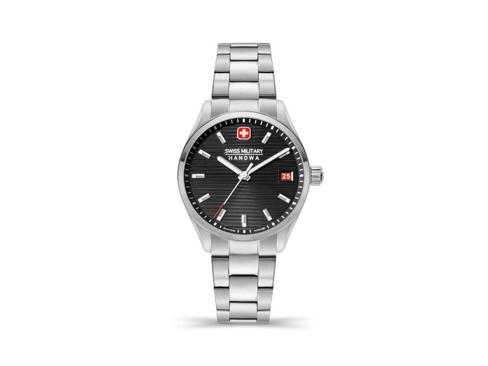 Montre à Quartz Swiss Military Hanowa Roadrunner Lady, Noir, SMWLH2200201