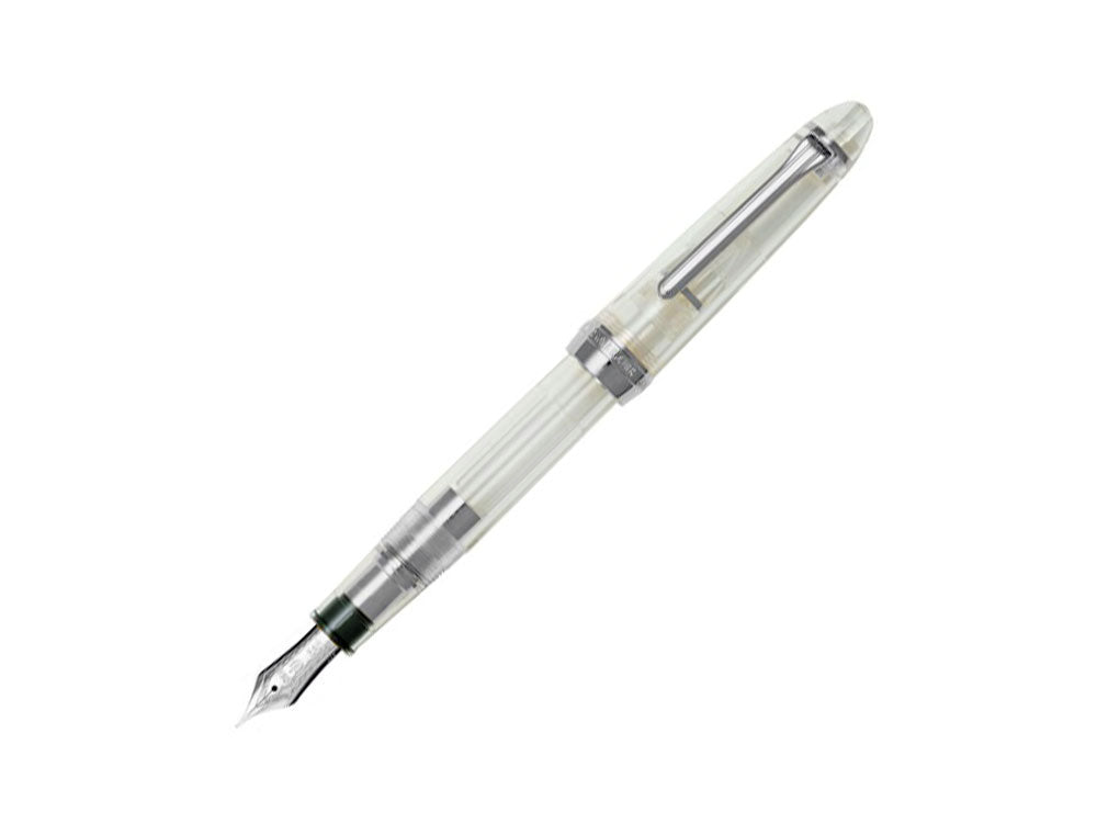 Stylo Plume Sailor 1911 Large Series, Demonstrator Silver, Chrome, 9223