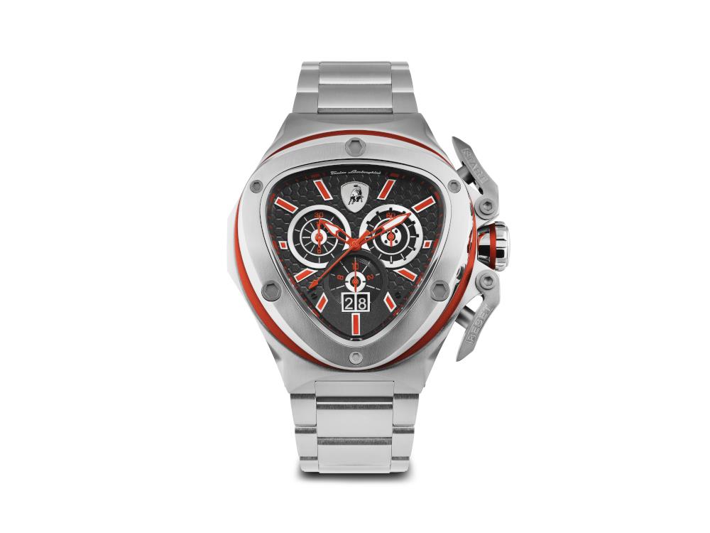 Montre à Quartz Tonino Lamborghini Spyder X Red SS, 53 mm, Chrono, T9XA-SS-B