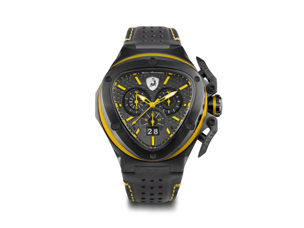 Montre à Quartz Tonino Lamborghini Spyder X Yellow, 53 mm, Chronographe, T9XE