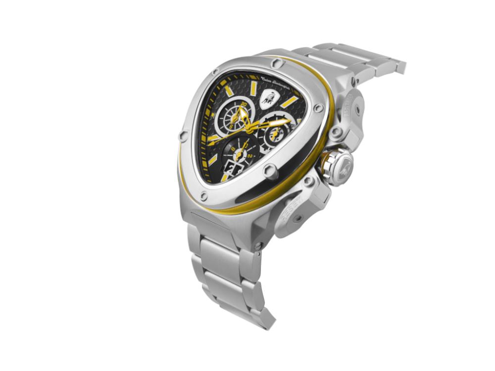 Montre à Quartz Tonino Lamborghini Spyder X Yellow SS, 53 mm, Chrono, T9XE-SS-B