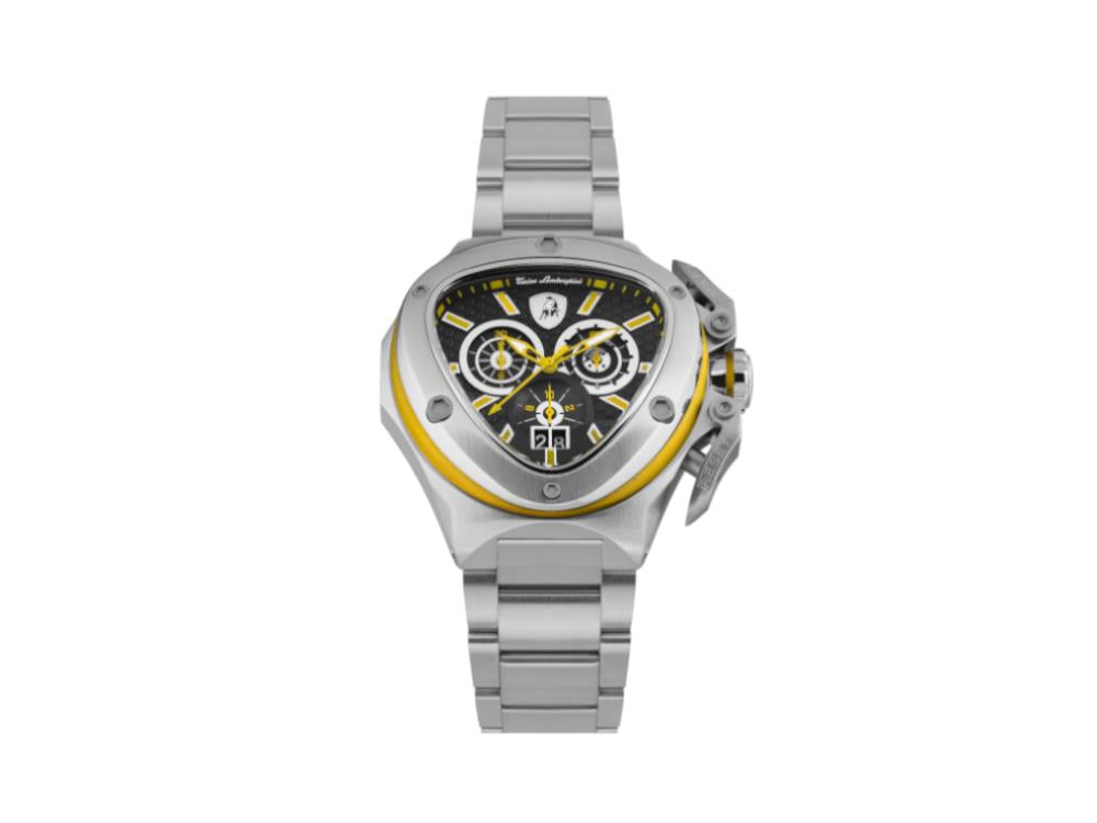 Montre à Quartz Tonino Lamborghini Spyder X Yellow SS, 53 mm, Chrono, T9XE-SS-B