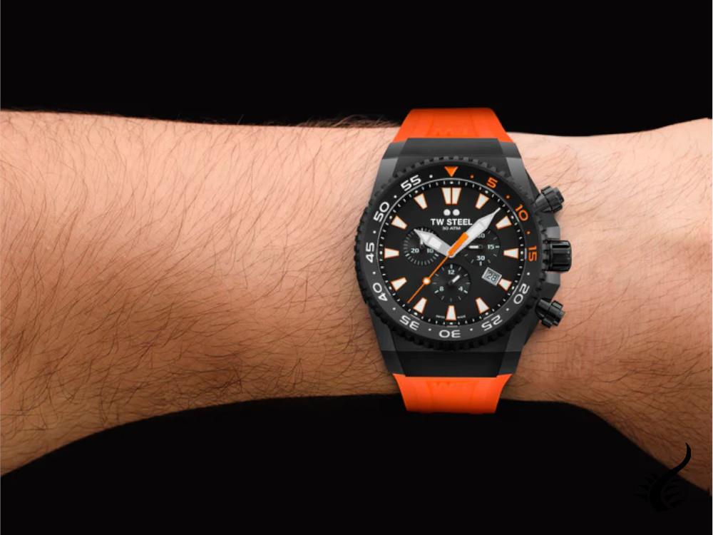 Montre à Quartz TW Steel Ace Diver 2019, Noir, 44 mm, Ed. Limitée, ACE404