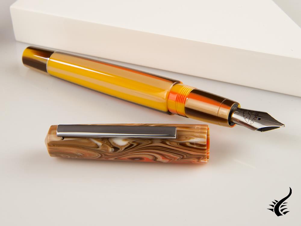 Stylo Plume Tibaldi Infrangibile Ginger Beige, Orange, INFR-371-FP
