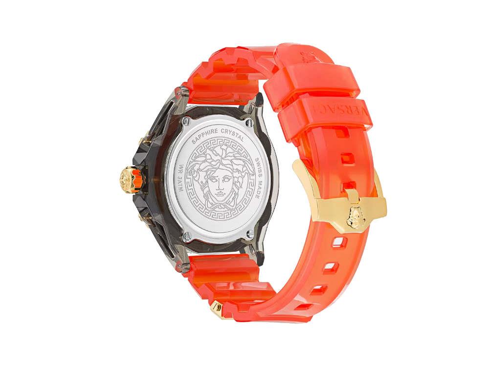 Montre à Quartz Versace Icon Active Indiglo, Polycarbonate, 43mm, VE6E00223