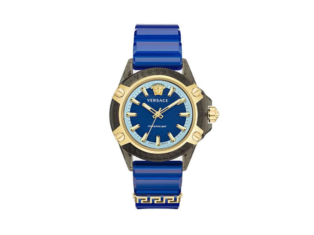 Montre à Quartz Versace Icon Active Indiglo, Polycarbonate, 43mm, VE6E00323