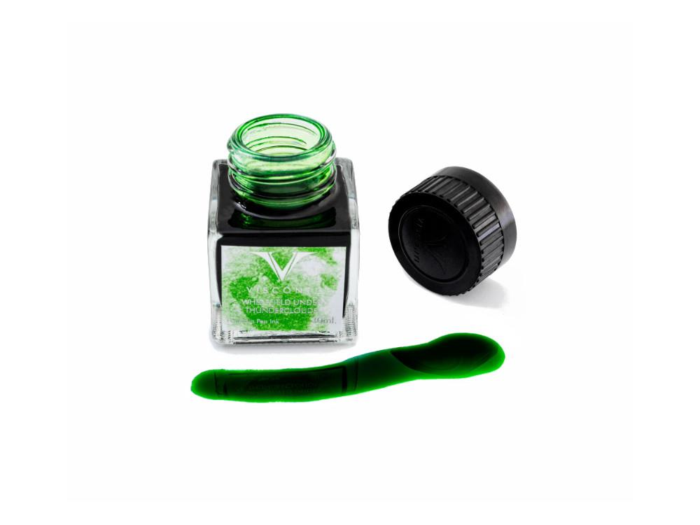 Encrier Visconti Wheatfield under Thunderclouds, 30ml, Vert, Verre, INKVG-30ML52