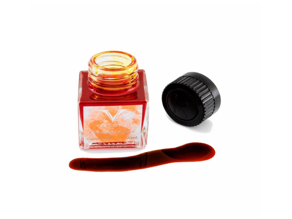 Encrier Visconti Cafè Terrace at Night, 30ml, Orange, Verre, INKVG-30ML58