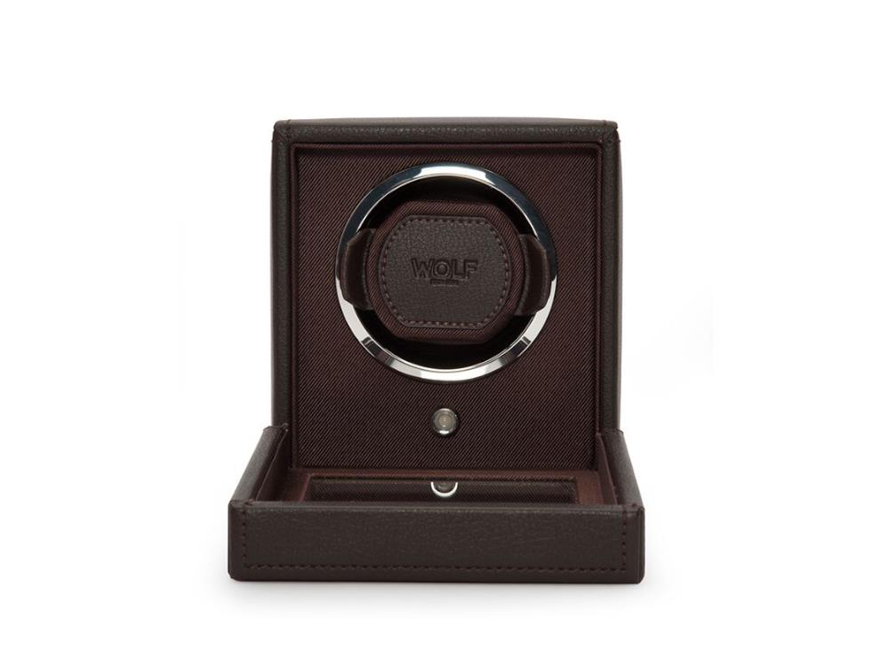 Remontoir WOLF Cub, 1 Montre, Marron, Cuir Vegan, 461106