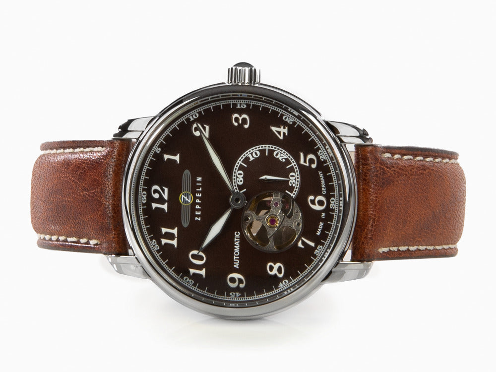 Montre Automatique Zeppelin LZ 127 Graf Zeppelin, Marron, 40 mm, 7666-4