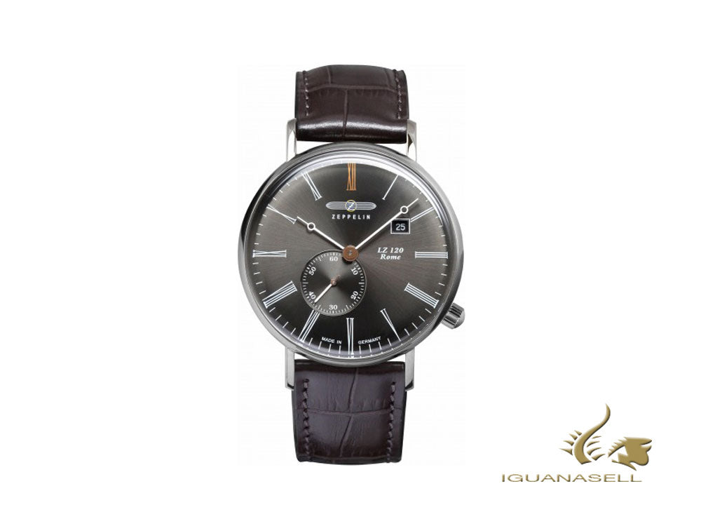 Montre à Quartz Zeppelin LZ120 Rome, Anthracite, 41 mm, Jour, 7134-2