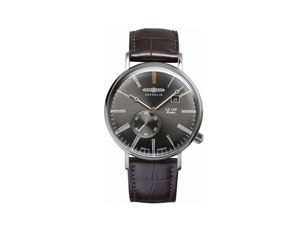 Montre à Quartz Zeppelin LZ120 Rome, Anthracite, 41 mm, Jour, 7134-2